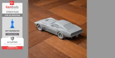 Chevrolet Corvette C3 - Scale Vehicle STL