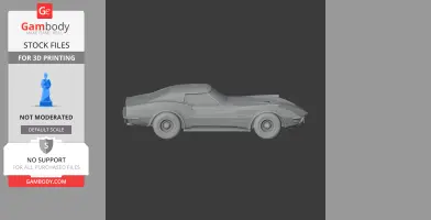Chevrolet Corvette C3 - Scale Vehicle STL
