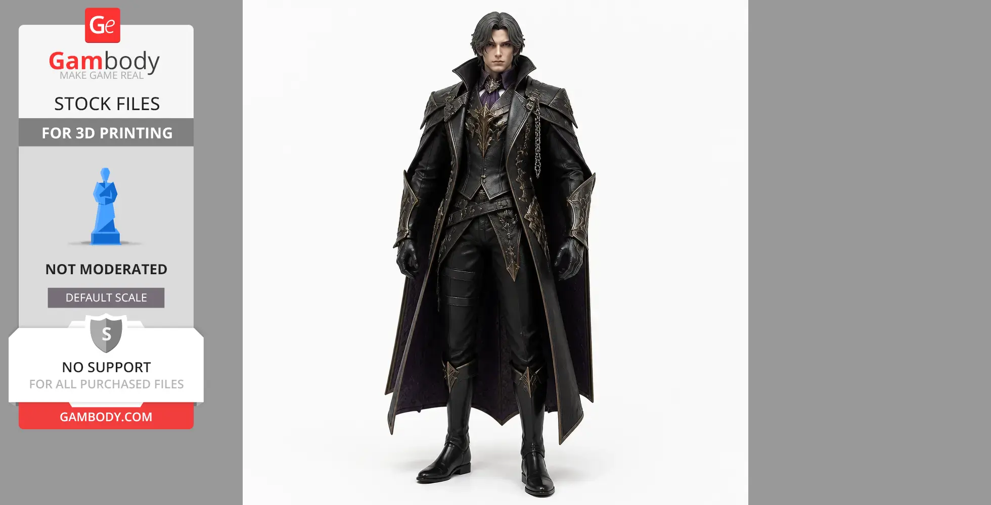 Lazaram - Lost Ark Figurine - Character Figure STL