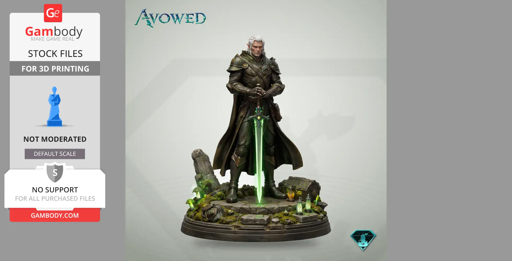 Lodwyn - Avowed - Character Figure STL
