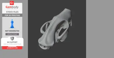 Striped Skunk Skull - Skull Replica STL