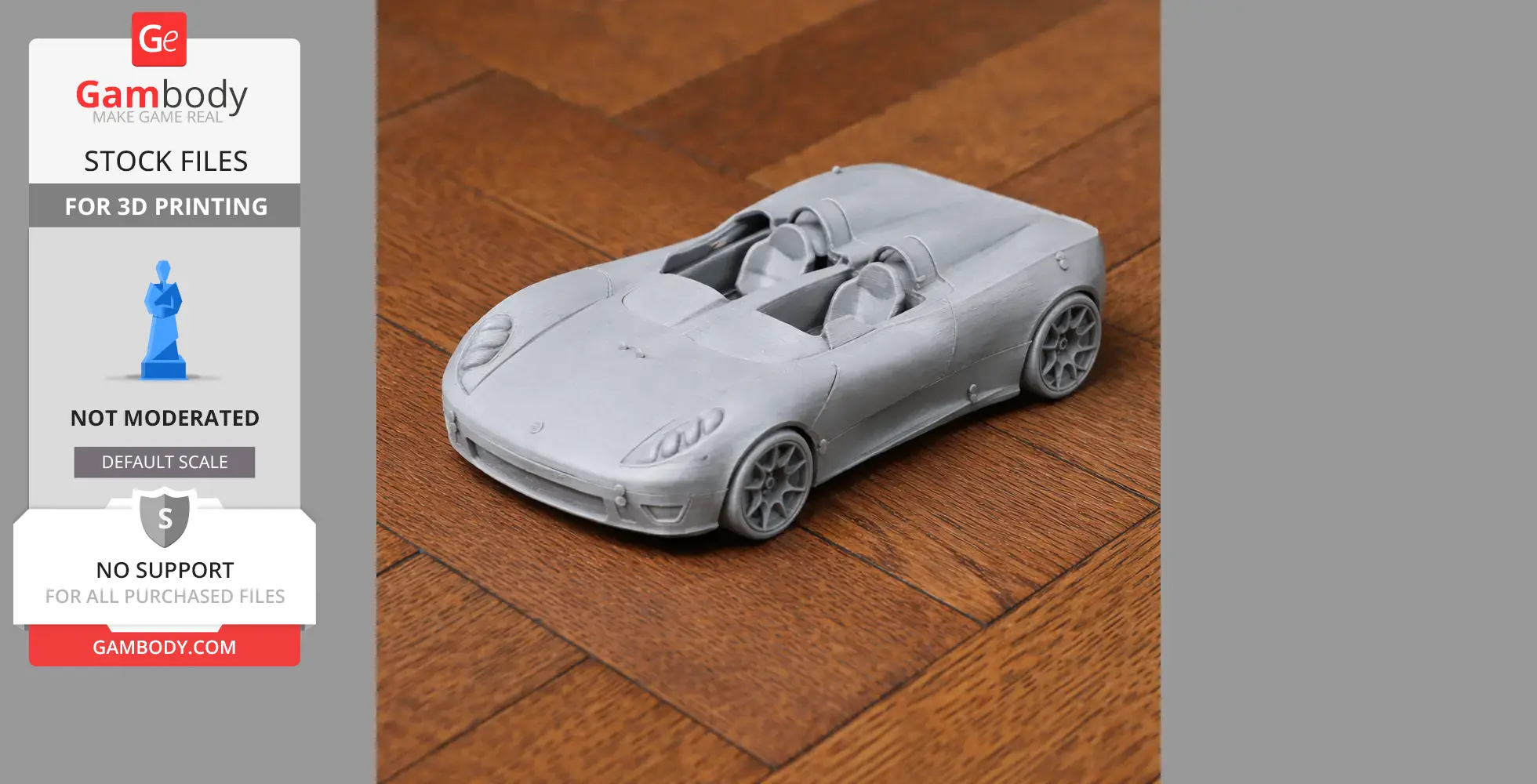 Climax CR1 - Scale Vehicle STL