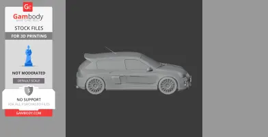 Clio V6 Renault Sport - Scale Vehicle STL