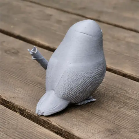 Bahian mouse-colored tapaculo - Prehistoric Animal STL