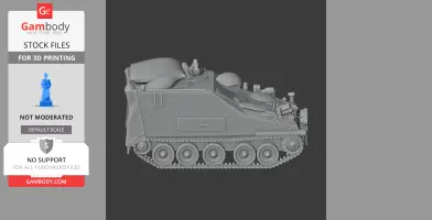 FV105 Sultan - Tank Model STL