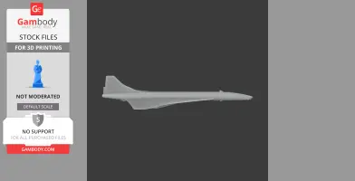 Concorde - Scale Vehicle STL