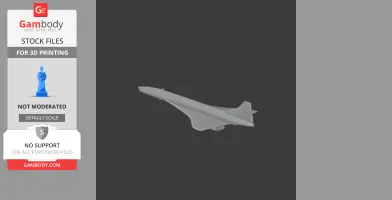 Concorde - Scale Vehicle STL