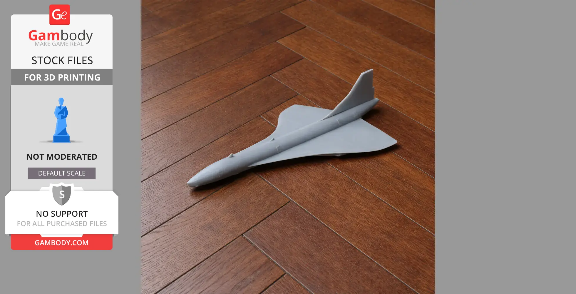 Concorde - Scale Vehicle STL