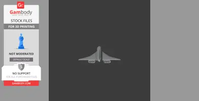 Concorde - Scale Vehicle STL