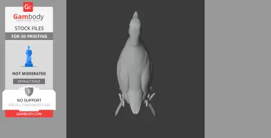 Baillon's crake - Prehistoric Animal STL