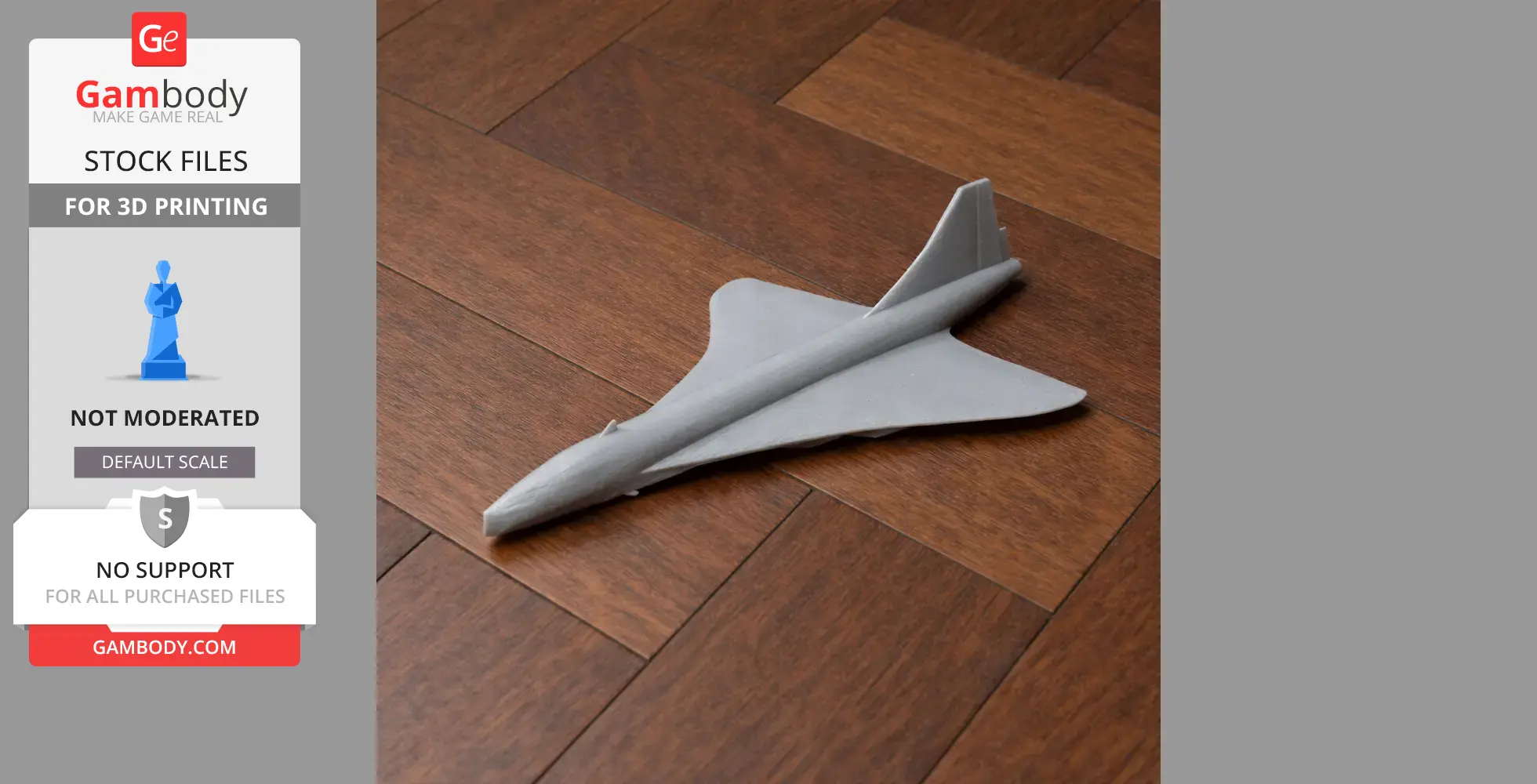 Concorde Supersonic - Scale Vehicle STL