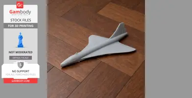 Concorde Supersonic - Scale Vehicle STL