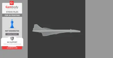 Concorde Supersonic - Scale Vehicle STL