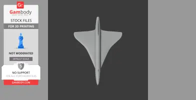 Concorde Supersonic - Scale Vehicle STL