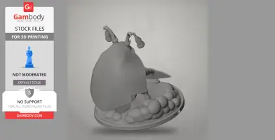 Crawfather - Hollow Knight: Silksong - Character Figure STL
