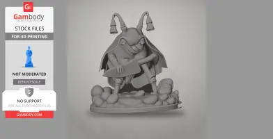 Crawfather - Hollow Knight: Silksong - Character Figure STL