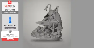 Crawfather - Hollow Knight: Silksong - Character Figure STL
