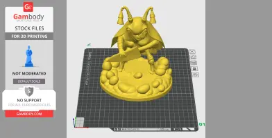 Crawfather - Hollow Knight: Silksong - Character Figure STL