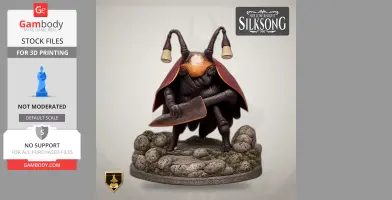 Crawfather - Hollow Knight: Silksong - Character Figure STL