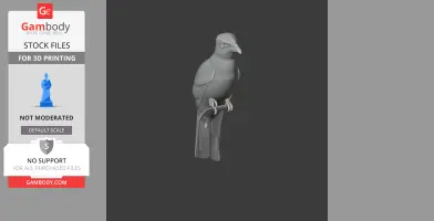Baird's trogon - Prehistoric Animal STL