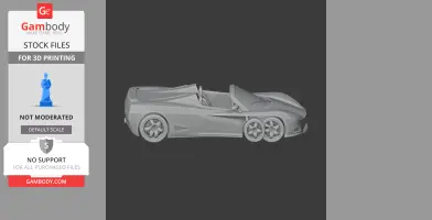Covini C6W - Scale Vehicle STL