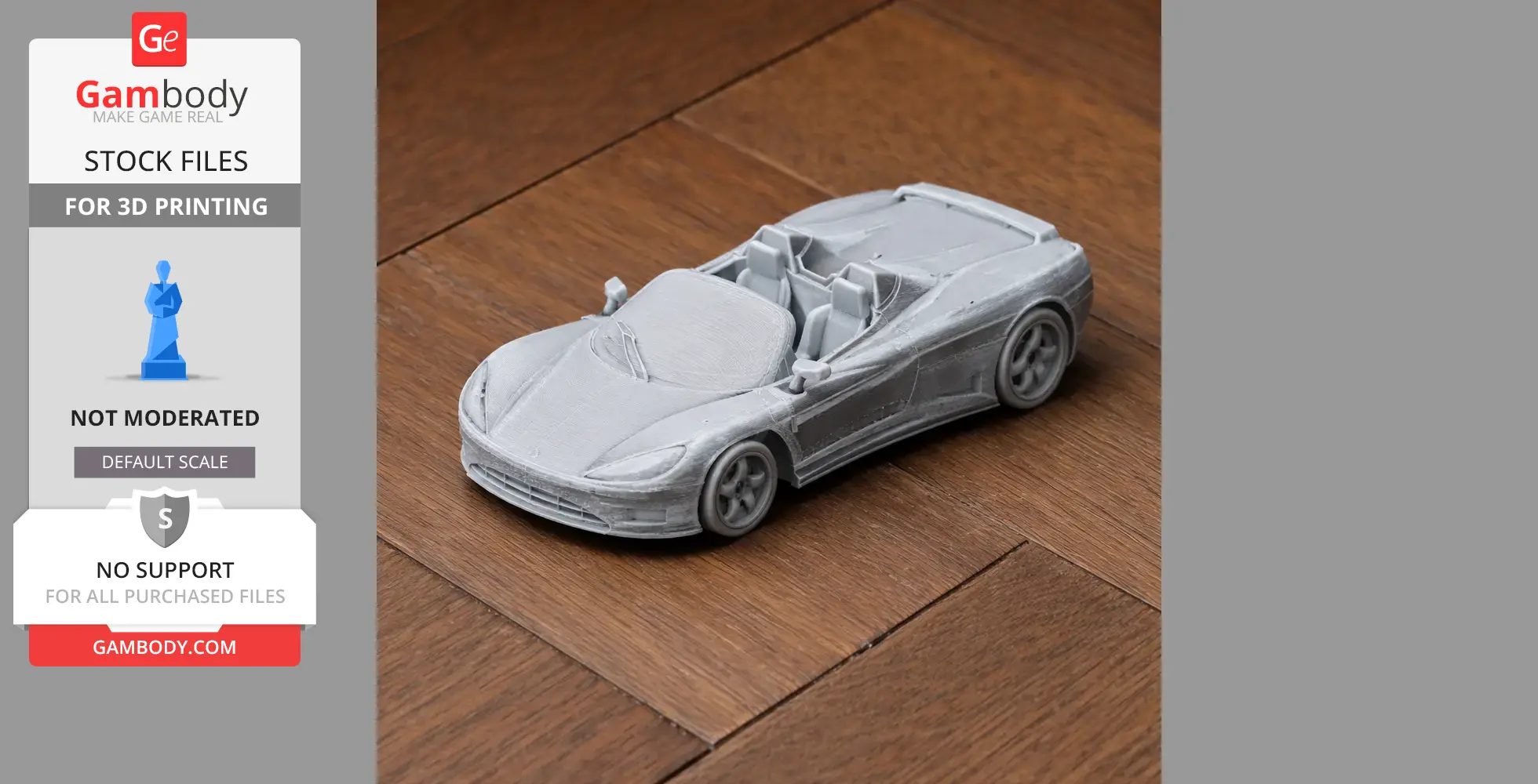 Covini C6W - Scale Vehicle STL