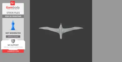 Balearic shearwater - Prehistoric Animal STL