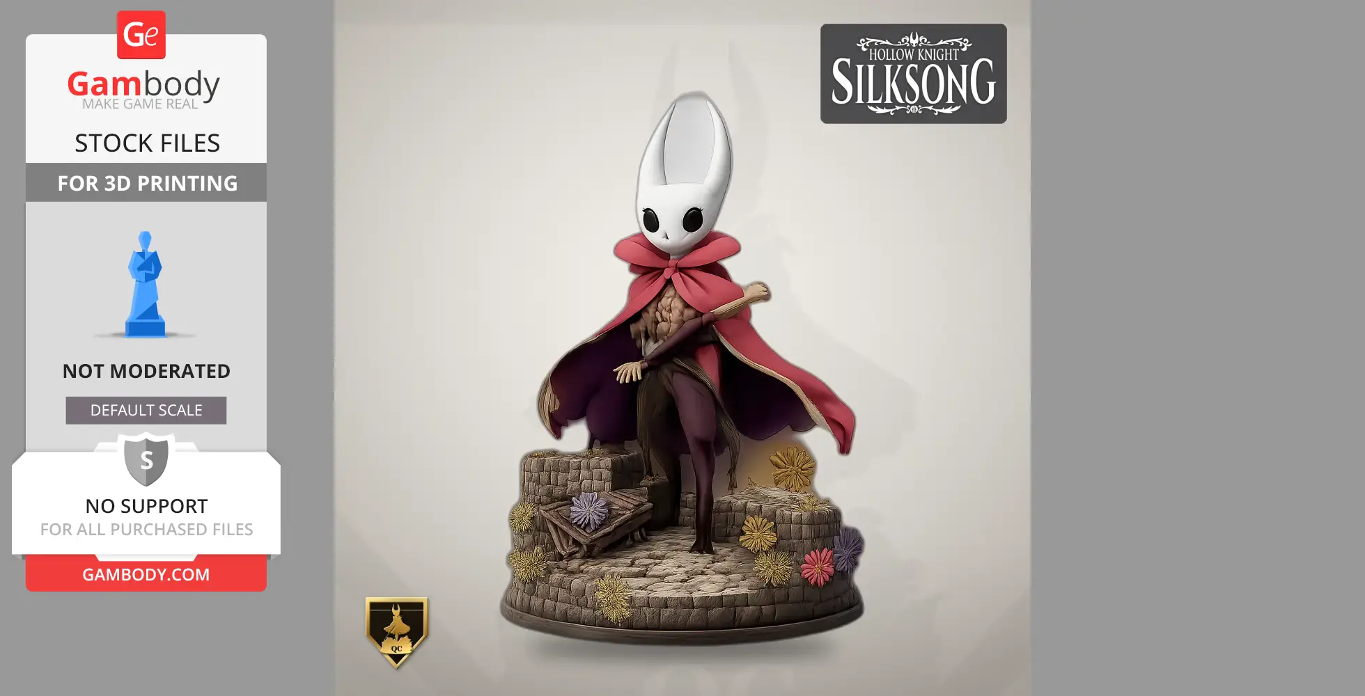 Trobbio - Hollow Knight: Silksong - Character Figure STL