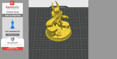 Trobbio - Hollow Knight: Silksong - Character Figure STL