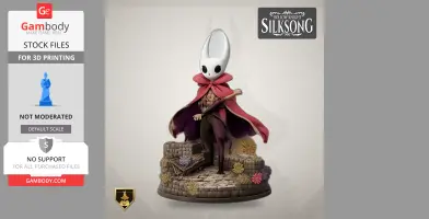 Trobbio - Hollow Knight: Silksong - Character Figure STL