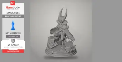 Trobbio - Hollow Knight: Silksong - Character Figure STL