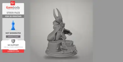 Trobbio - Hollow Knight: Silksong - Character Figure STL