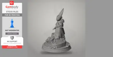 Trobbio - Hollow Knight: Silksong - Character Figure STL