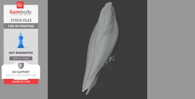 Bali myna - Prehistoric Animal STL