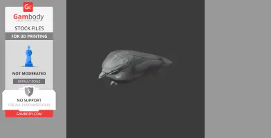Bali myna - Prehistoric Animal STL