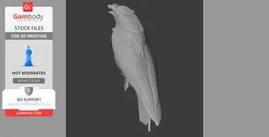 Bali myna - Prehistoric Animal STL