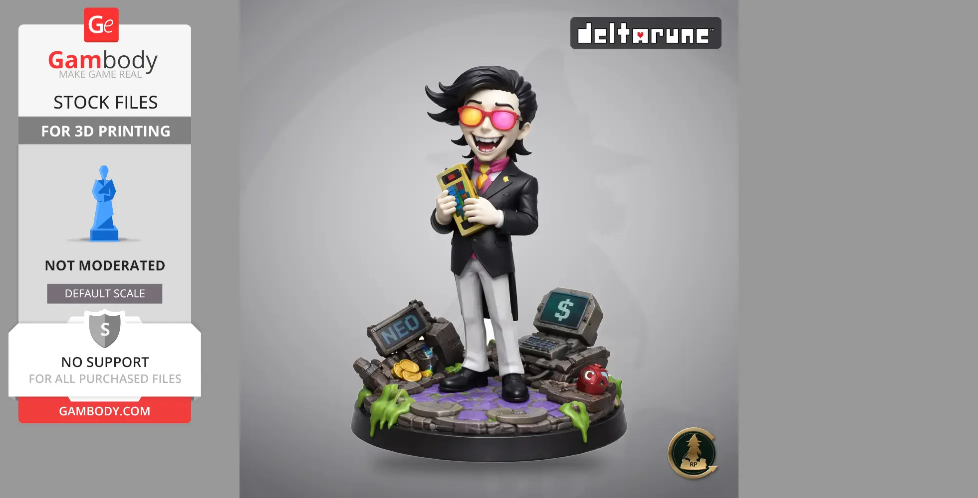 Spamton - Deltarune - Character Figure STL