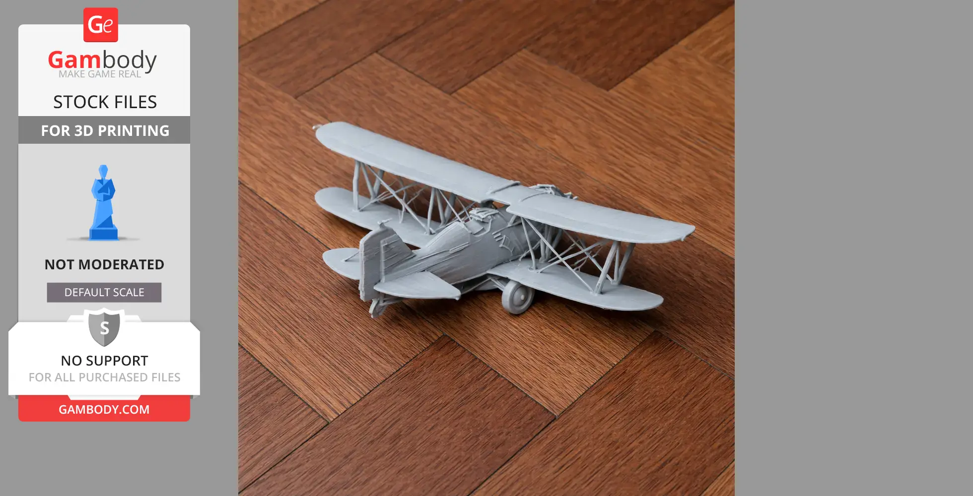 Curtiss F11C Goshawk - Scale Vehicle STL