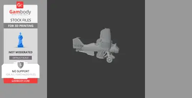 Curtiss F11C Goshawk - Scale Vehicle STL