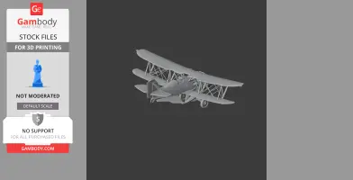 Curtiss F11C Goshawk - Scale Vehicle STL