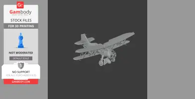 Curtiss F11C Goshawk - Scale Vehicle STL