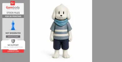 Lesser Dog - Undertale Figurine - Character Figure STL