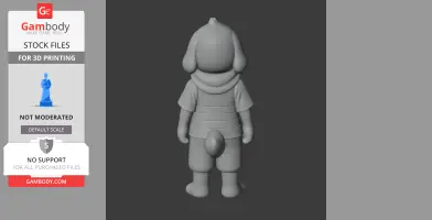 Lesser Dog - Undertale Figurine - Character Figure STL