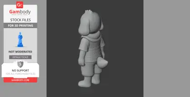 Lesser Dog - Undertale Figurine - Character Figure STL