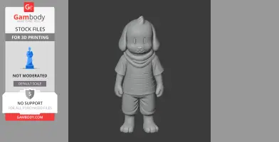 Lesser Dog - Undertale Figurine - Character Figure STL