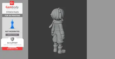 Light Blue Soul - Undertale Figurine - Character Figure STL