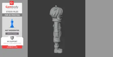 Light Blue Soul - Undertale Figurine - Character Figure STL