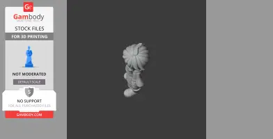Light Blue Soul - Undertale Figurine - Character Figure STL