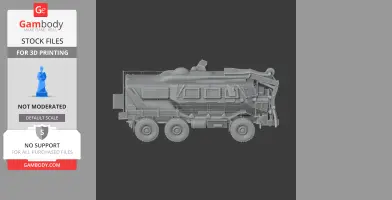 Buffalo (mine protected vehicle) - Tank Model STL