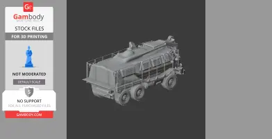 Buffalo (mine protected vehicle) - Tank Model STL